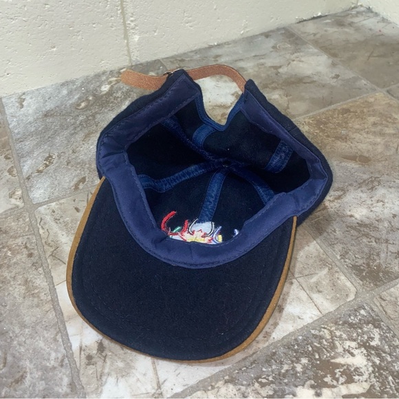 Vintage Atlanta 1996 Olympic Suede Hat unisex no official branding leather strap - Picture 6 of 14